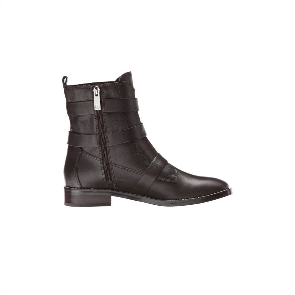 Ivanka Trump Women's Coris Moto Combat Mid‎ Calf Boots - Picture 5 of 13